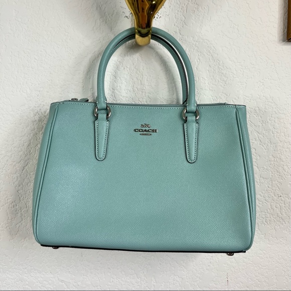 Coach NY Surrey Leather Carryall Bag